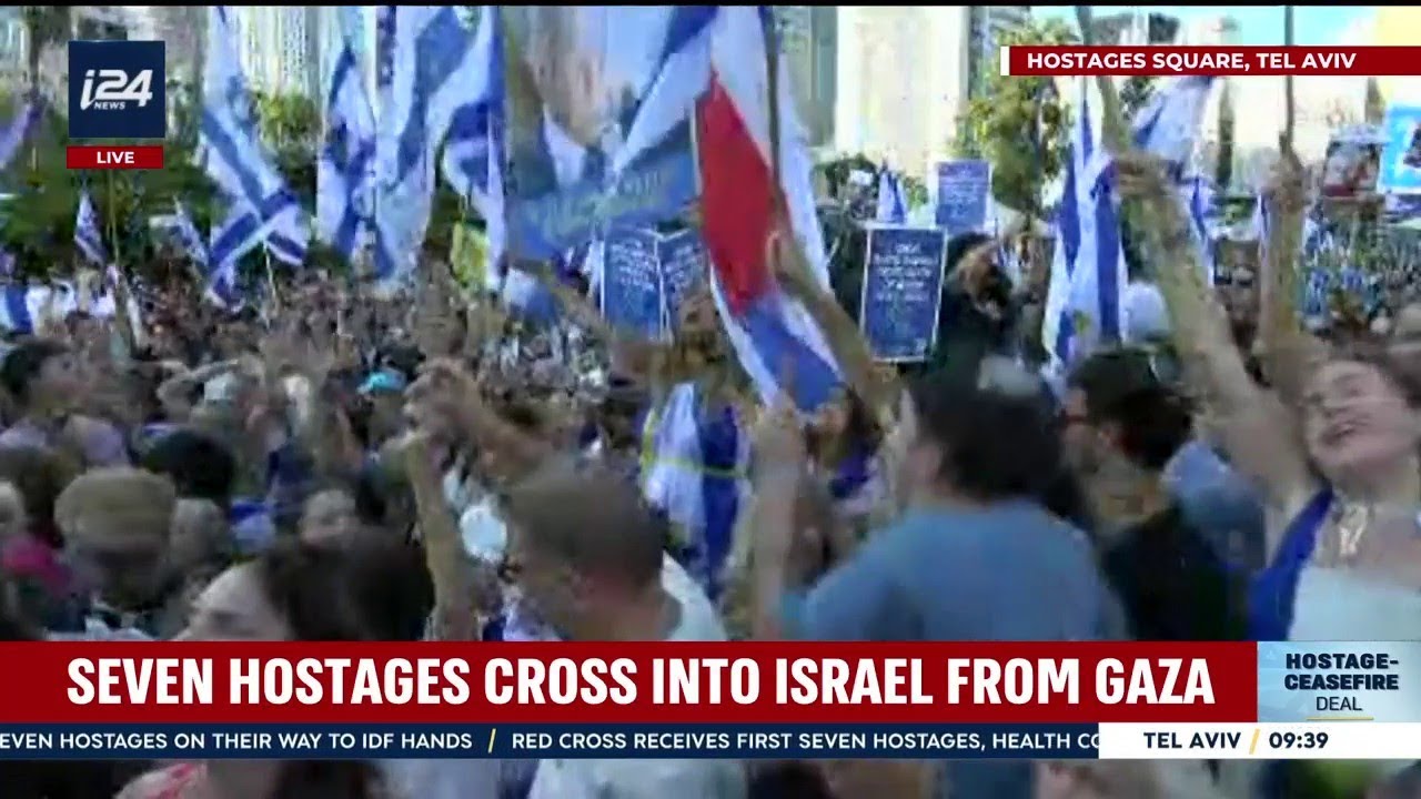 After over two years in captivity: The first 7 Israeli hostages have crossed the border into Israel