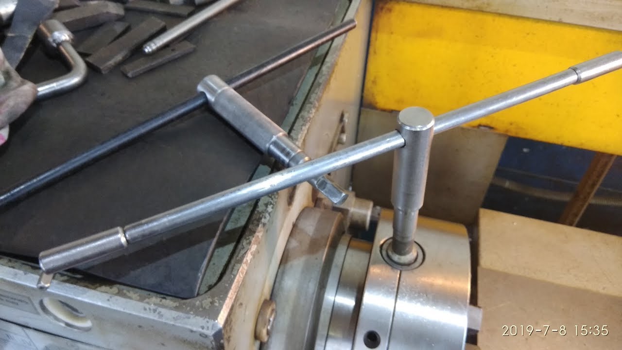 Как закрепить вороток.