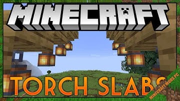 Torch Slabs Mod 1.16.4/1.15.2/1.12.2 & How To Download and Install for Minecraft