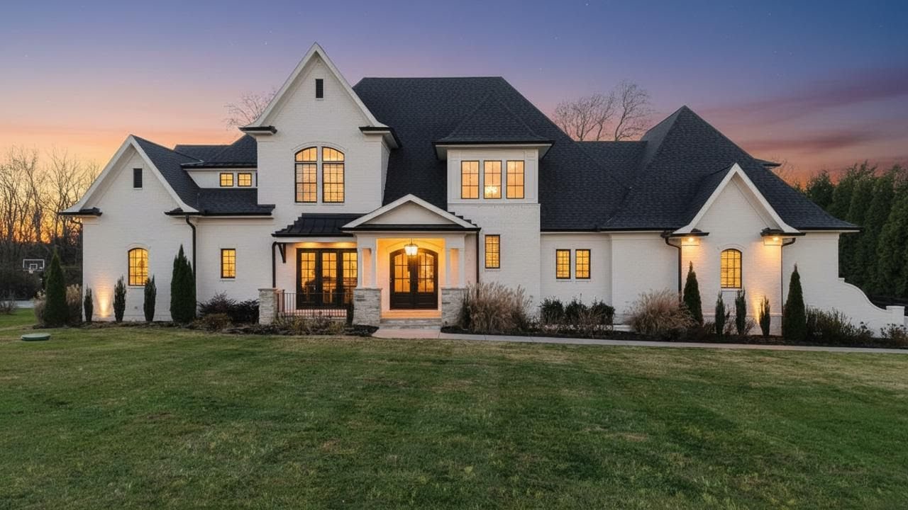 TOUR A $2.7M TRANSITIONAL STYLE LUXURY HOME ON 1.15 ACRES IN TENNESSEE