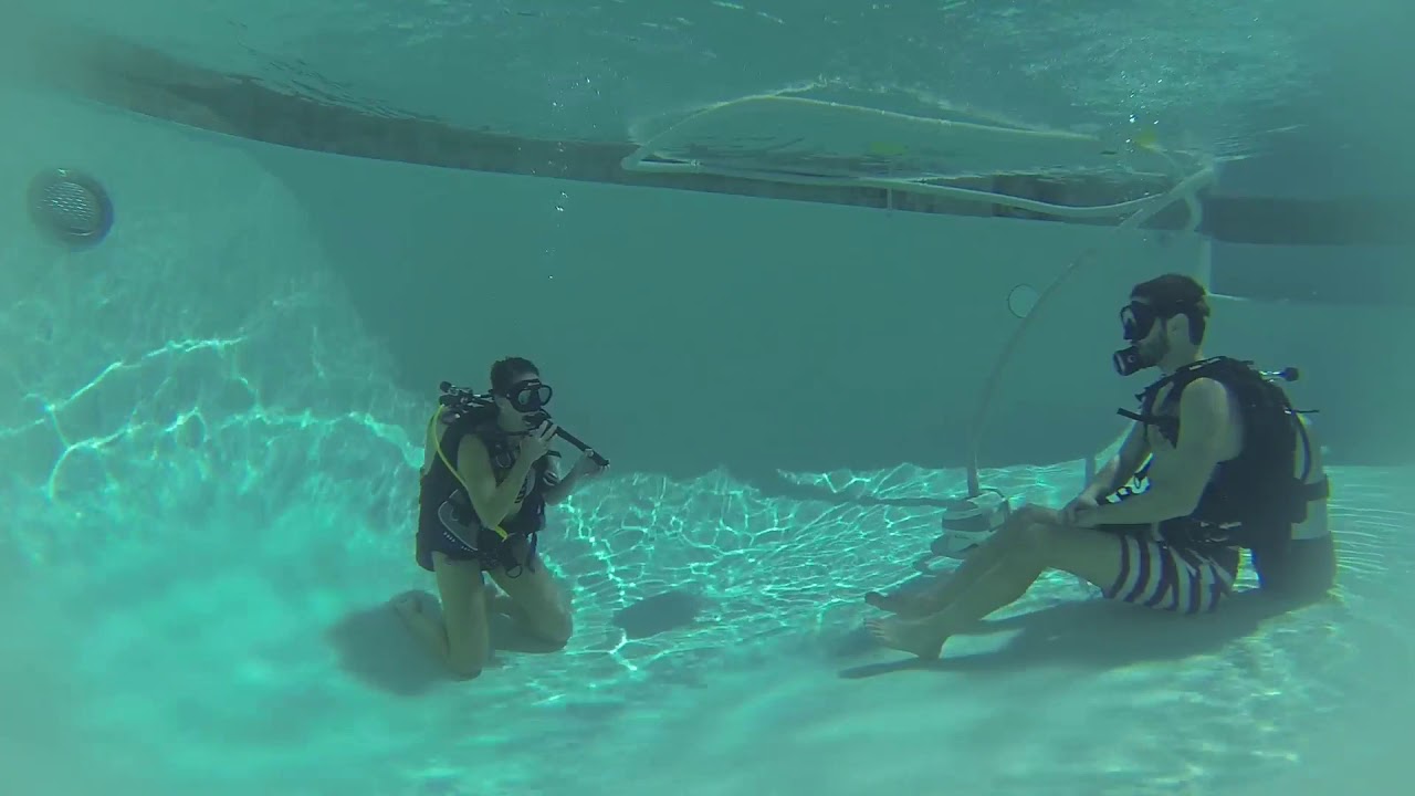 Undersea Inflation Manual Underwater BC Inflation - YouTube
