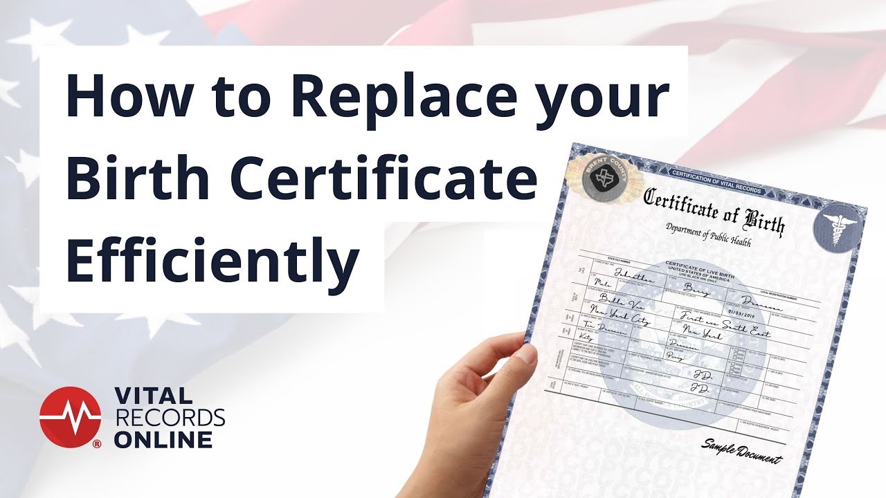 How to Replace Your Birth Certificate Efficiently | Vital Records ...