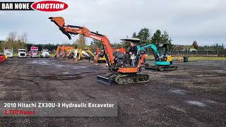 る 2010 Hitachi ZX30U-3 Hydraulic Excavator - YouTube