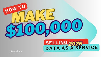 How to Make $10,000 Weekly Selling Data to Marketing Companies | Data as a Service: AvocaData Guide