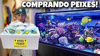 Dia de Compras: Comprando Peixes para o Meu Aquário de Recife! Dia de Compras: Comprando Peixes para o Meu Aquário de Recife!