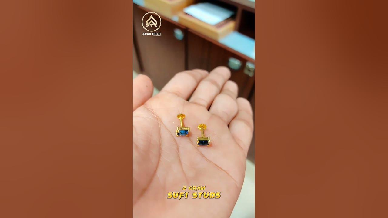 2-gram-sufi-studs-arab-gold-diamonds-bharanikavu-jewellery