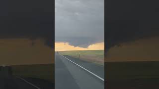 Storm chase timelapse #stormchasing #severeweather #tornado #weather #storm #cloud #lightning