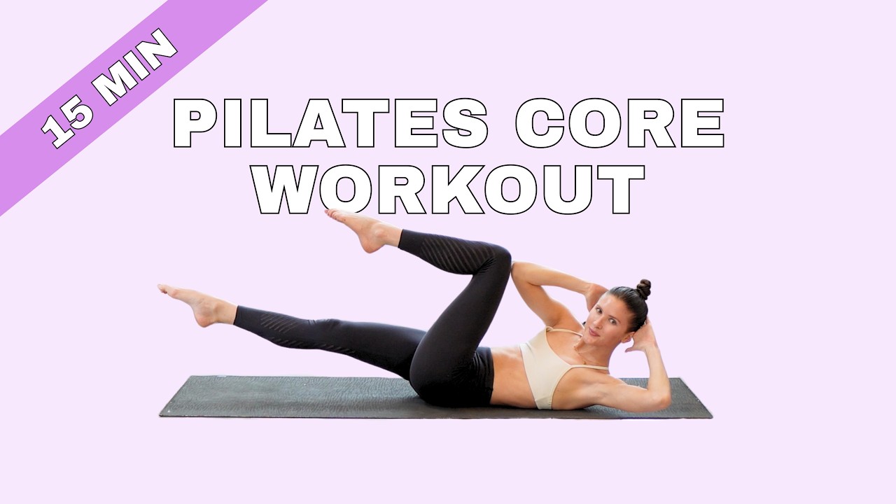 15 MIN PILATES SCULPT CORE WORKOUT - YouTube