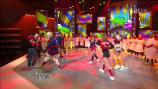 YonggookBang&Zelo - Never Give Up (방용국&젤로) @SBS Inkigayo 인기가요 20111225