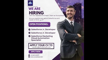 We’re Hiring! Join Our Salesforce Dream Team at Scorpiosys #salesforce #aiinfinance #fsc