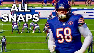Darnell Wright Year Two Preseason Debut | Every Snap