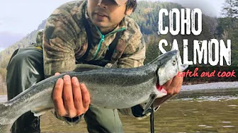 Coho Salmon on Spoons | Catch Cook and Catch #salmonfishing