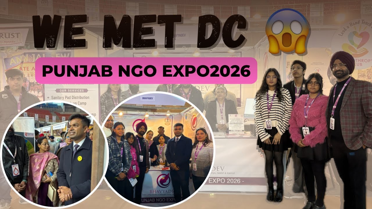 Punjab NGO Expo 2026 Vlog | Bhavyadev NGO Stall | Met DC Ludhiana & Influencers