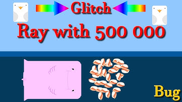Deeeep.io Glitch / Bug: Ray with a score of 500 000 || 2 000 000+ with the last animal