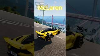BMW M5 vs 2 SUPERCARS Drop Test from Extreme Height 😱💥 (BeamNG Drive) #music #automobile #gaming