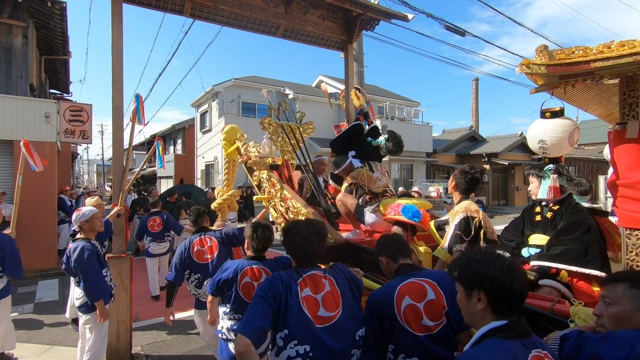 2024 (R06) 年 8月14日 富田の鯨船 南島組 感應丸 町練り