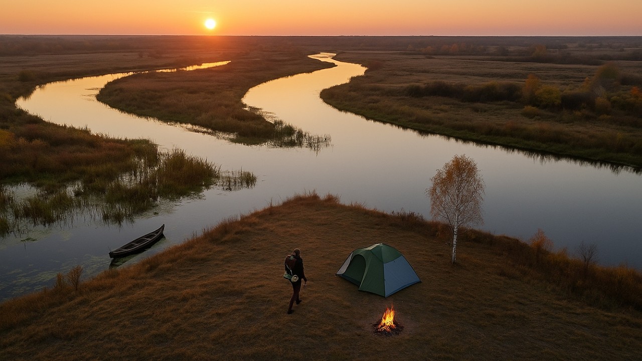 Один в палатке у реки — эта рыбалка меня удивила!