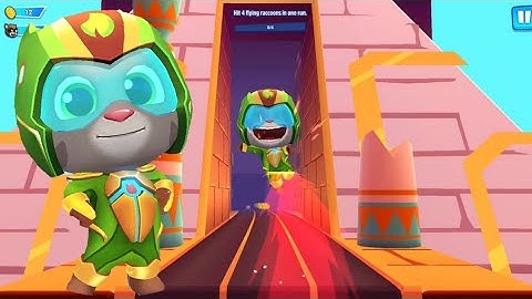 My Talking Tom Hero Run Mission Complete (iOS, Android Gameplay)no204 #talkingtom