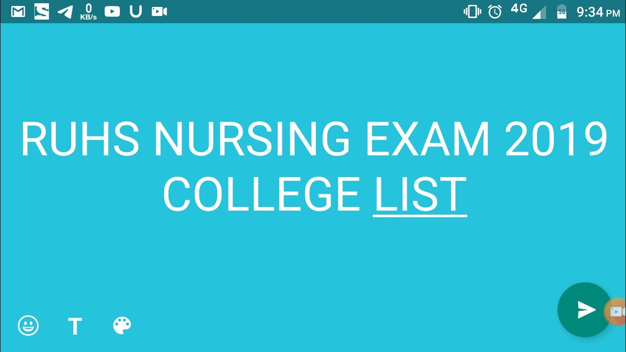 BSC NURSING 2019 COLLEGE LIST AND CUT OFF MARKS COUNSELING