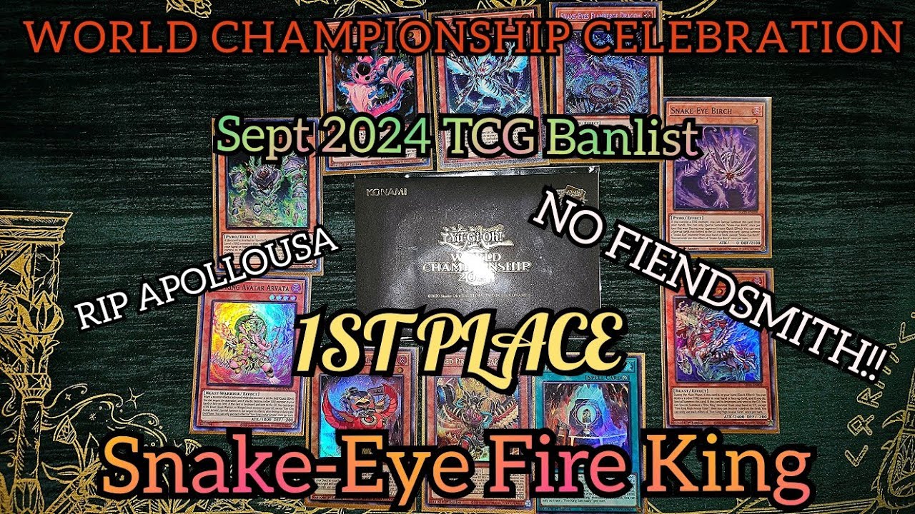Yu-Gi-Oh! Snake-Eye Fire King 1st Place In-depth Deck Profile (World ...