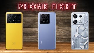 Xiaomi Poco X6 Pro Vs Xiaomi 13T Vs Infinix GT 20 Pro