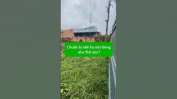 Làm mặt bằng nền hạ sân cỏ nhân tạo và THỰC TẾ không thể ngờ được #conhantaofoba #shorts
