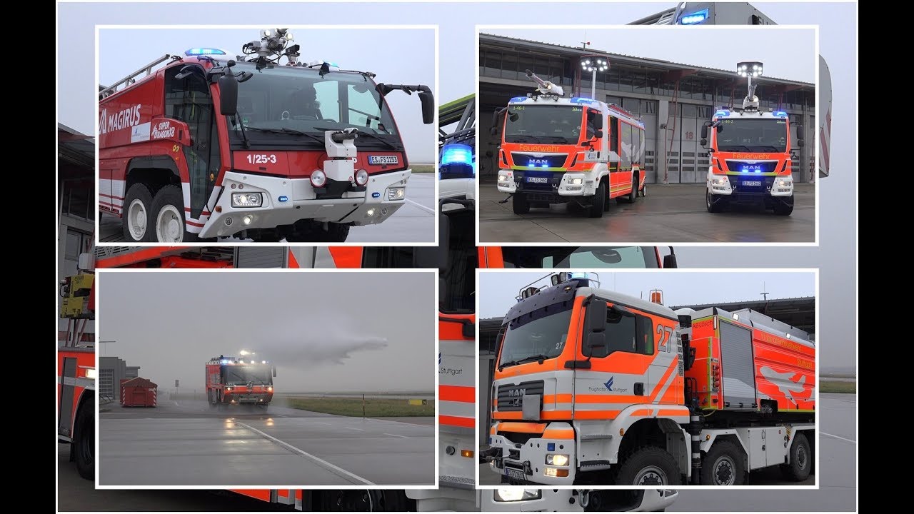 ++ NEUE TECHNIK (HLF) & mehr... ++ [FLUGHAFENFEUERWEHR STUTTGART] & FLF (INSIDE VIEW) - [F]