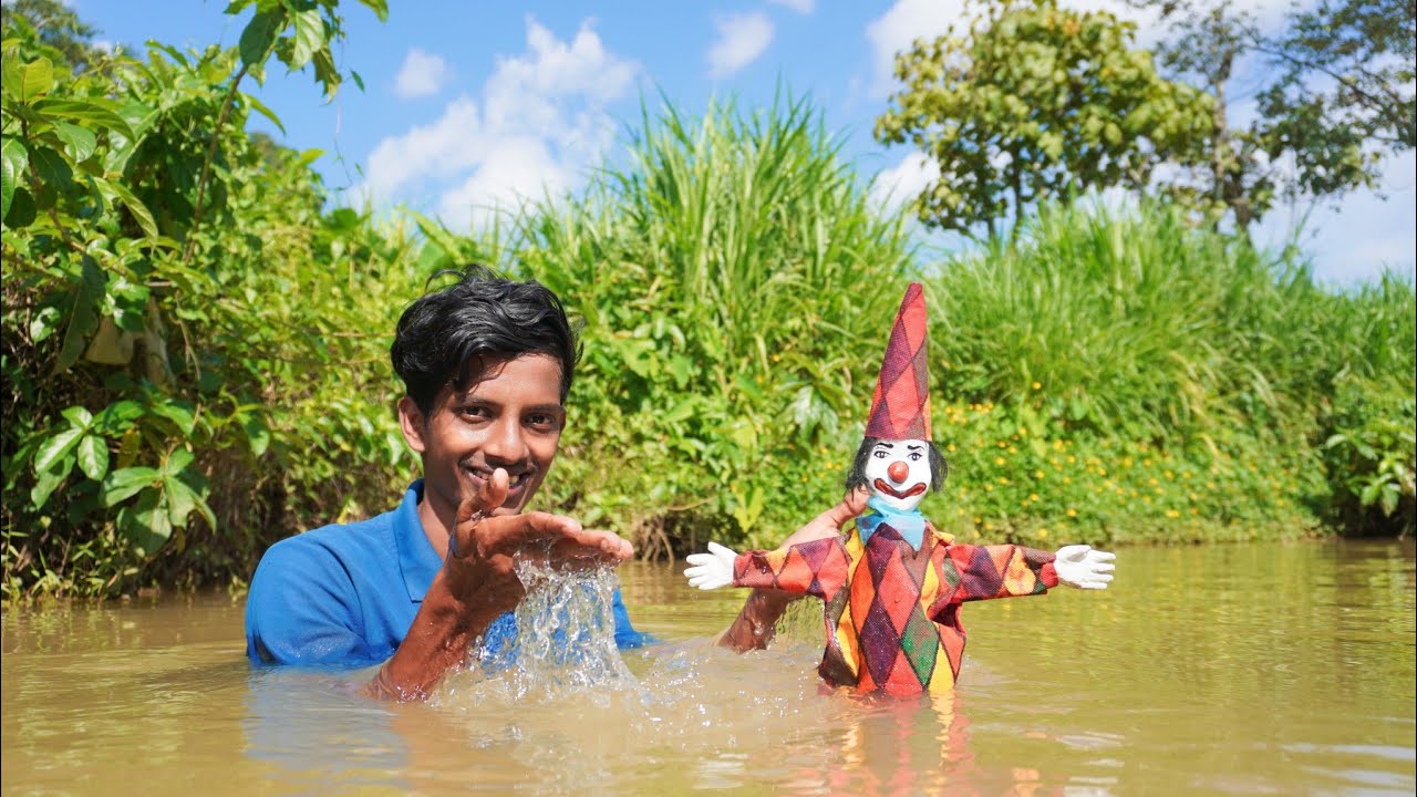 Doll dancing on water  | dancing doll 🎎| ഒഴുക്കിൽ ഡാൻസ് ചെയ്യുന്ന പാവ  | DIY