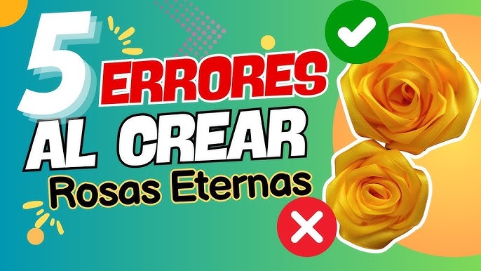 Cómo Hacer Flores Eternas Con Cinta De Organza🌸🩷 En este caso utilic, How To Make A Flower