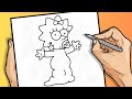 COMO DESENHAR A MAGGIE SIMPSON | OS SIMPSONS | DESENHO PASSO A PASSO