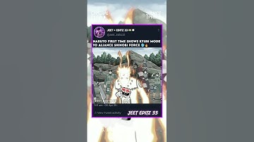 Naruto First Shows Kyuubi Chakra Form in Front of Shinobi Alliance 🔥 | No Era Amor (Super Slowed)