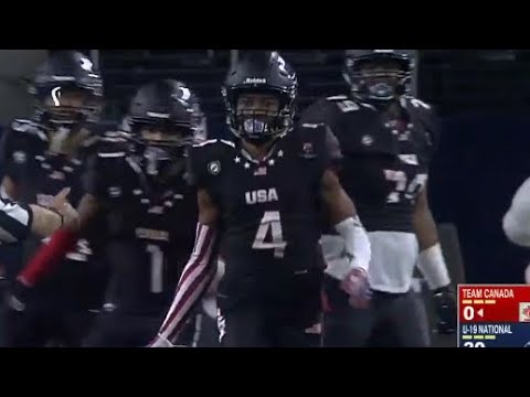 Jordan Miner Diving Interception in 2018 International Bowl || 2018 Penn State CB Signee