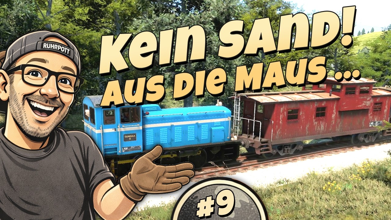 Regen, Steigung ... und kein Sand mehr! – Der Werkstattwagen – Derail Valley