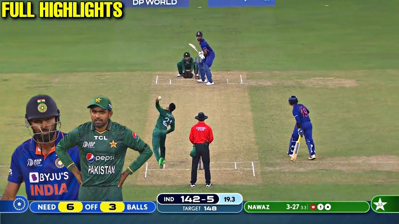 India vs Pakistan Asia Cup 2022 Full Highlights | IND vs PAK Asia Cup ...