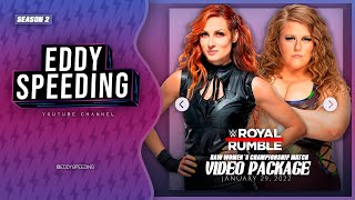 WWE Royal Rumble 2022 Promo - Becky Lynch vs. Doudrop | EddySpeeding