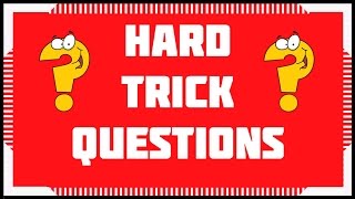 Trick Questions: 90% FAIL