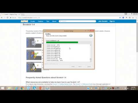 How to install scratch 1.4