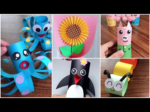 DIY Creative Paper Craft Ideas for Kids | Super Easy Paper Craft Activities for Kids