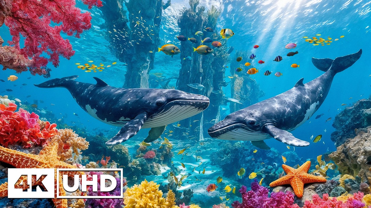 Прекрасная расслабляющая музыка 🐟😴 Успокаивающие звуки океана и нежные мелодии для глубокого сна и