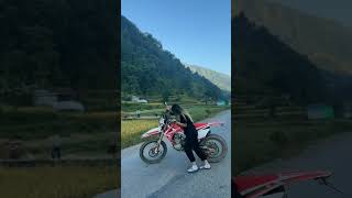 Video thumbnail of "Hight Kam Vayeko Abastha 🤣  || Dirt Bike In Nepal || #shorts #uniquekansa"