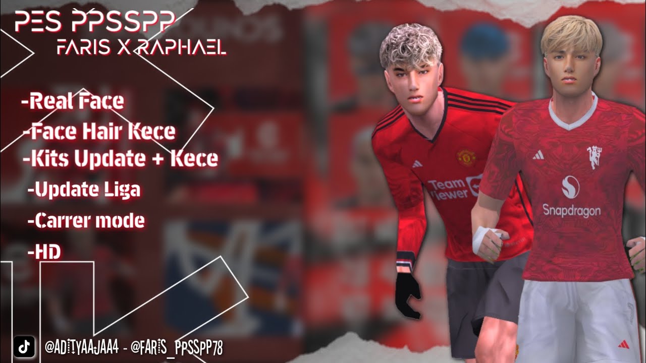 PREVIEW & TUTORIAL PES PPSSPP FARIS X RAPHAEL 🔥💫!!! - YouTube