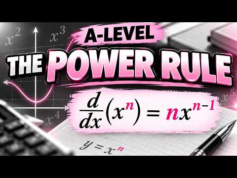 A-Level Maths | The Power Rule Explained Step by Step | Differentiation for Beginners video thumbnail