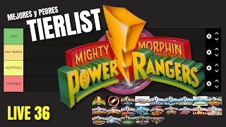 TIERLIST DE POWER RANGERS ⚡ LIVE 36 | Armando R.