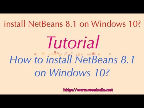 How to install NetBeans 8.1 on Windows 10?