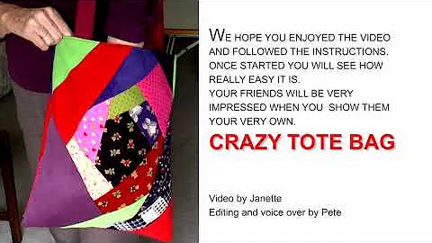 CRAZY TOTE BAG COMPLETE