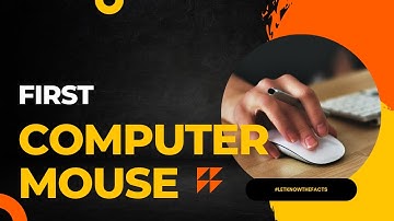 THE FIRST COMPUTER MOUSE