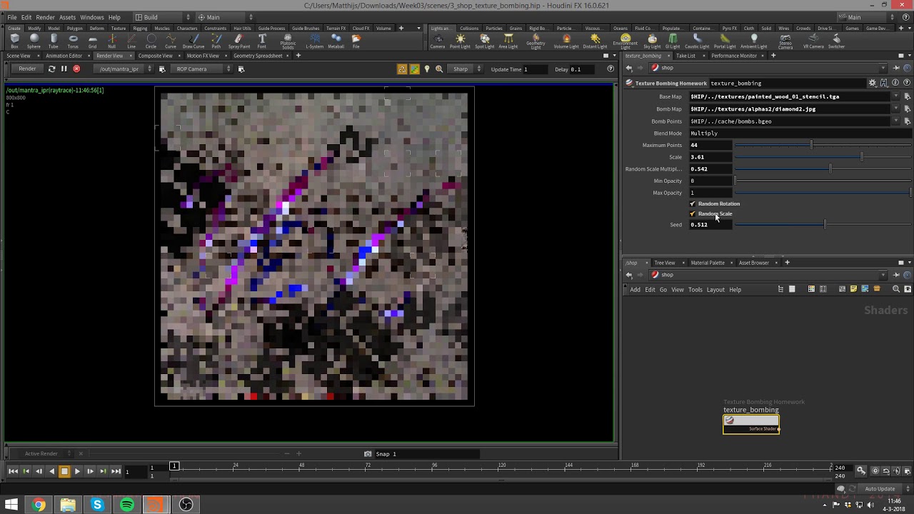 Houdini - Texture Bombing