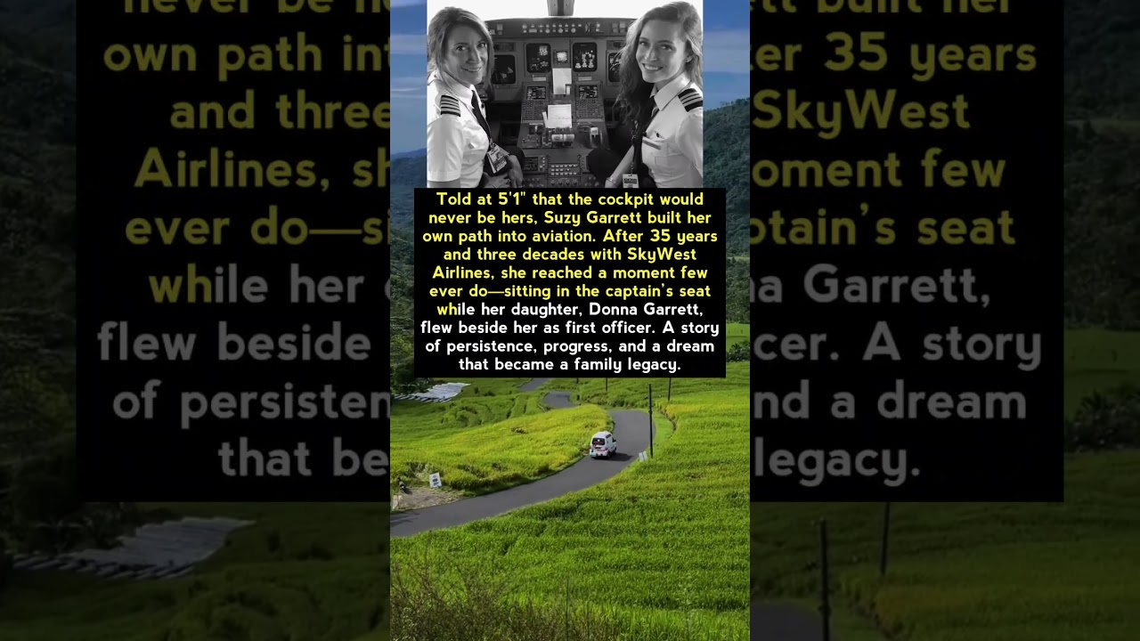 Too Short to Fly—Until She Captained the Plane Beside Her Daughter