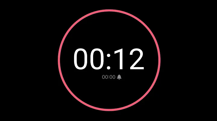 12 Second Countdown Timer / iPhone Timer Style