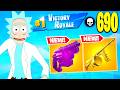 Rick and Morty Skin! Fortnite Blitz Gameplay | SOLO SQUADS High Eliminations